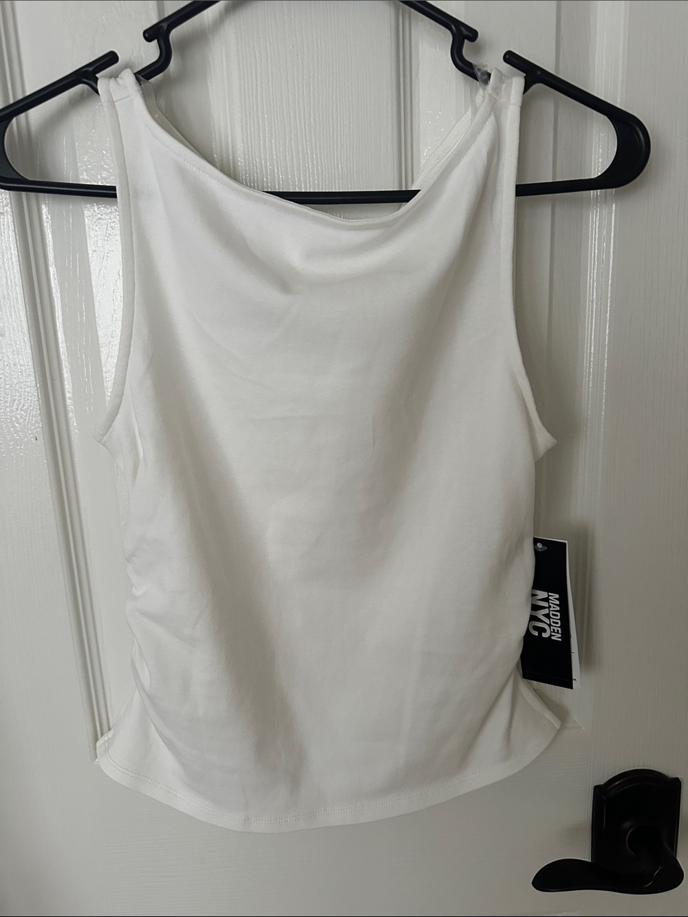 Madden NYC White Women's Camisole Tank Top